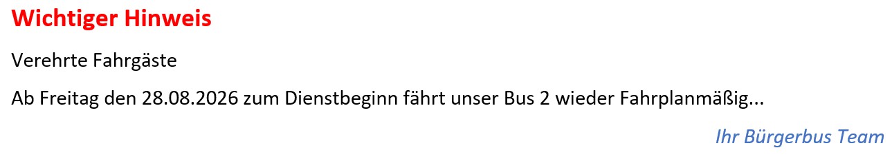 Aktuelle Meldung